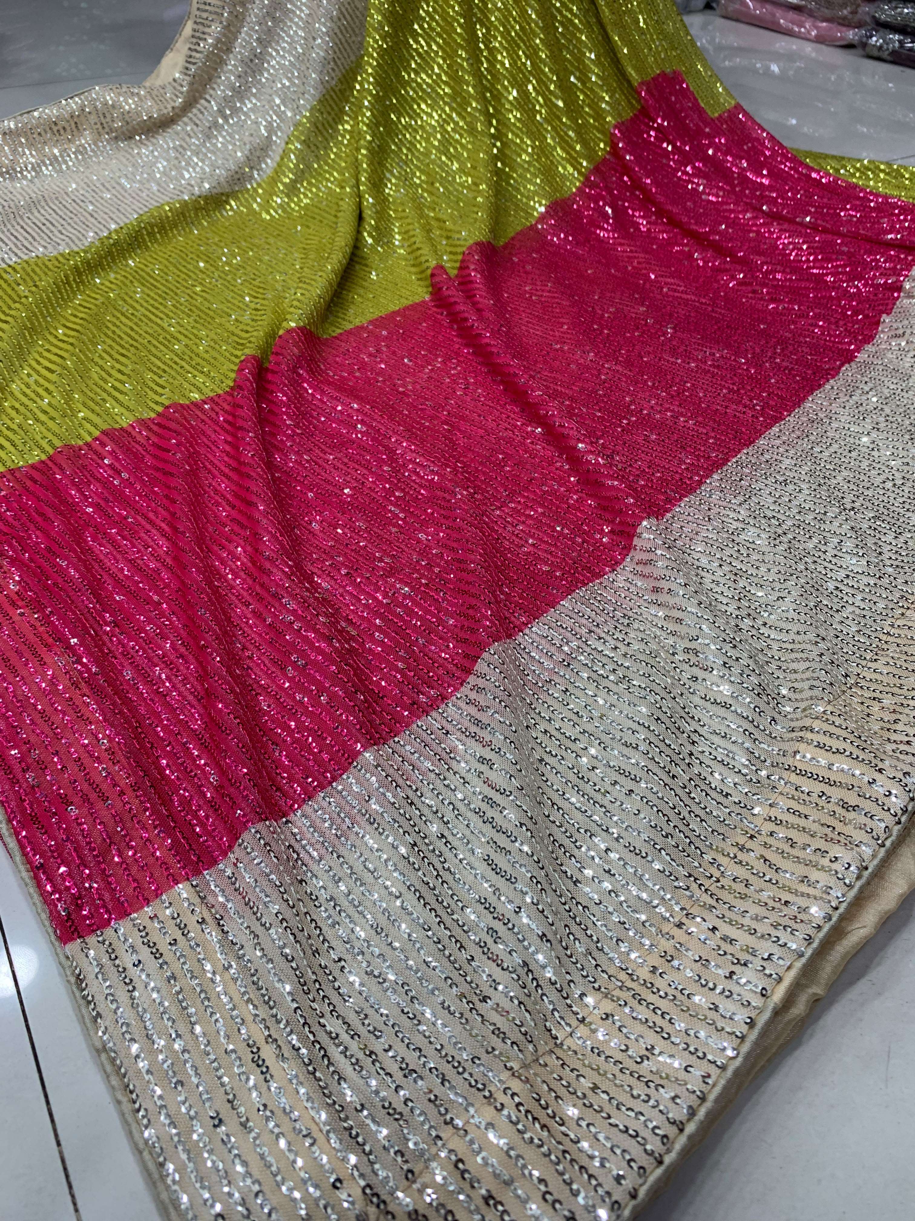  PARTY WEAR SAREE WITH BOLLYWOOD STYLE PREMIUM MULTI COLOR SAREE WHOLESALE IN SURAT